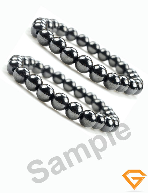 Natural Hematite Stone Bracelet 8mm